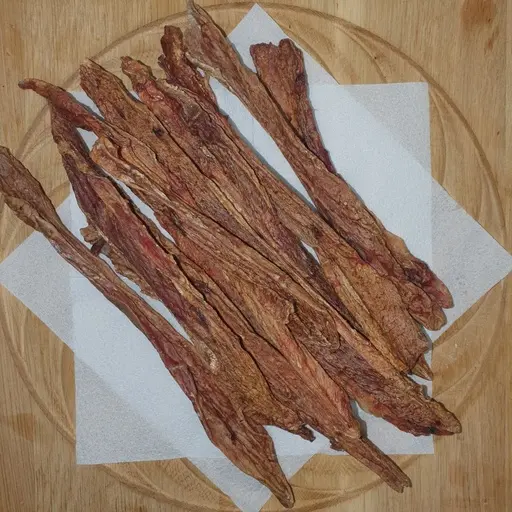 Вымя сушеное говяжье (палки) (250 грамм)