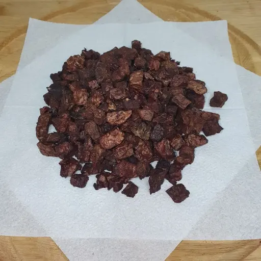 Легкое сушеное говяжье (кубики 1-2 см)