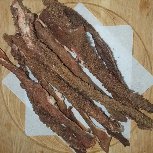 Рубец сушеный говяжий (палки) (250 грамм)